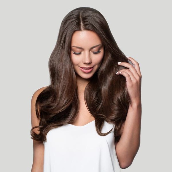 NWT 24” Medium Brown 160g REAL hair extensions - Picture 1 of 7